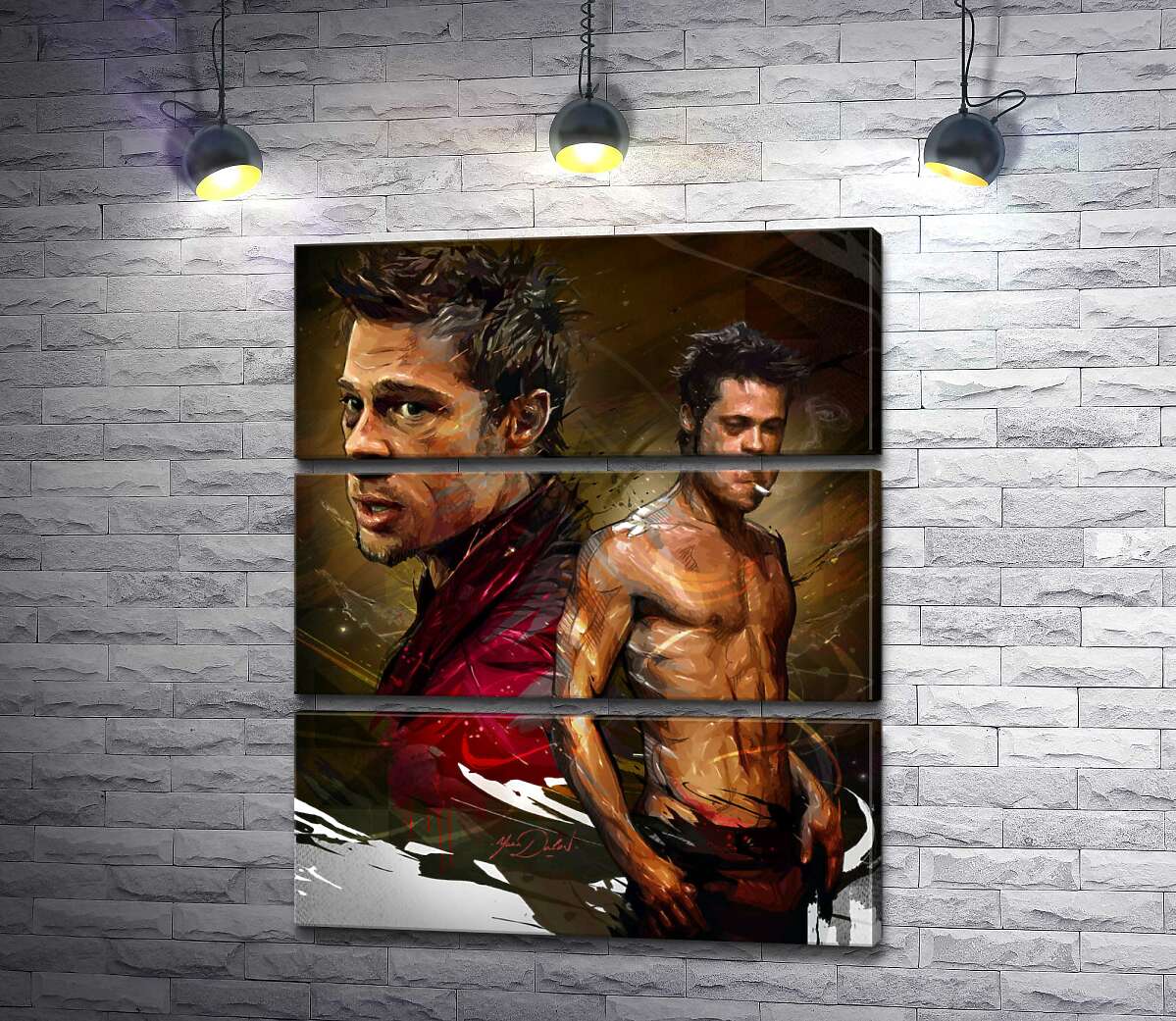 Модульная картина ArtPoster Актер Брэд Питт (Brad Pitt) в главной роли фильма "Бойцовский клуб" (Fight club) 50x60 см Модуль №13
Модульная картина ArtPoster Актер Брэд Питт (Brad Pitt) в главной роли фильма "Бойцовский клуб" (Fight club) 50x60 см Модуль №13
