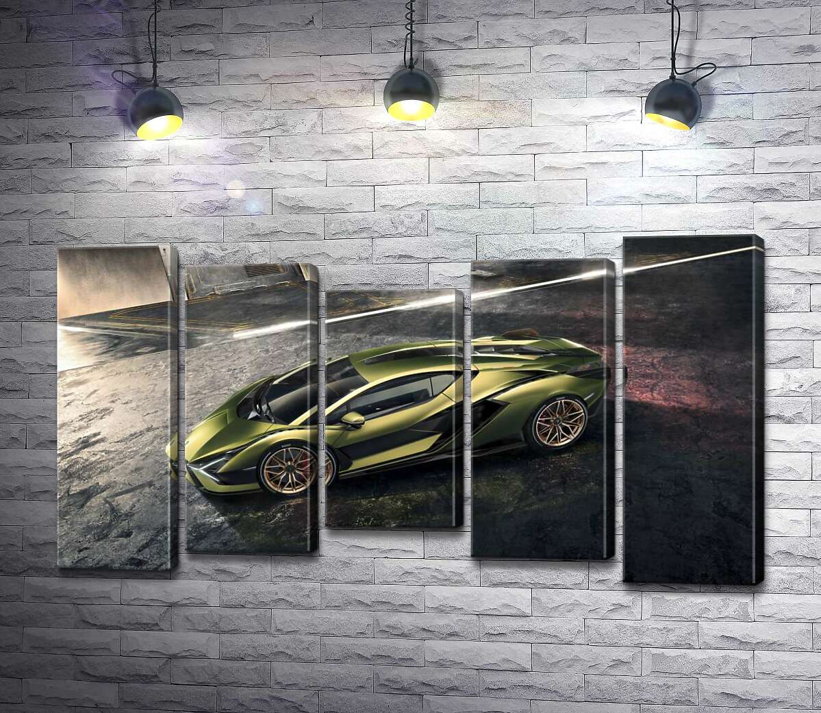 Модульная картина ArtPoster Автомобиль супергибрид Ламборгини (Lamborghini Sian) 100x58 см Модуль №28
Модульная картина ArtPoster Автомобиль супергибрид Ламборгини (Lamborghini Sian) 100x58 см Модуль №28