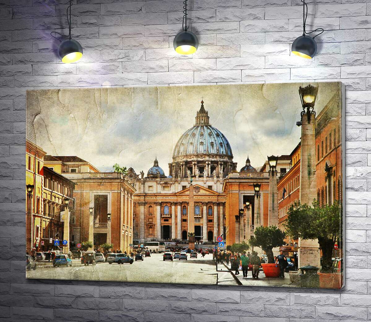 Картина ArtPoster Собор Святого Петра (St. Peter's Cathedral): вершина итальянского искусства 130x87 см Модуль №1
Картина ArtPoster Собор Святого Петра (St. Peter's Cathedral): вершина итальянского искусства 130x87 см Модуль №1