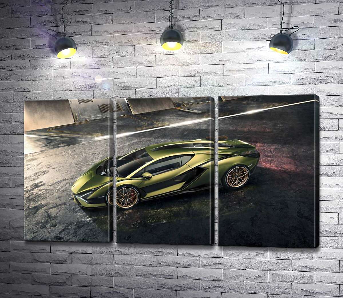 Модульная картина ArtPoster Автомобиль супергибрид Ламборгини (Lamborghini Sian) 132x73 см Модуль №11
Модульная картина ArtPoster Автомобиль супергибрид Ламборгини (Lamborghini Sian) 132x73 см Модуль №11