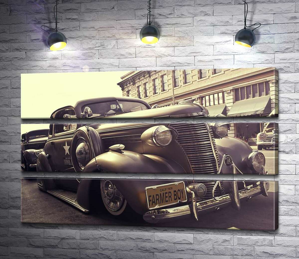Модульная картина ArtPoster "Farmer boy" – автомобиль Chevrolet Master 1938 года 100x60 см Модуль №13
Модульная картина ArtPoster "Farmer boy" – автомобиль Chevrolet Master 1938 года 100x60 см Модуль №13