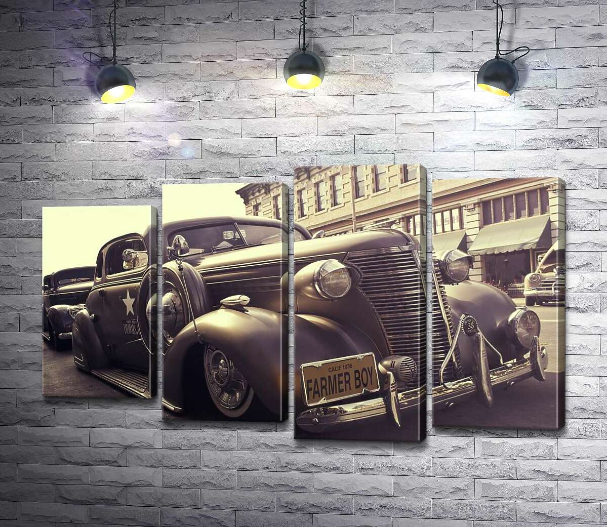 Модульная картина ArtPoster "Farmer boy" – автомобиль Chevrolet Master 1938 года 100x61 см Модуль №21
Модульная картина ArtPoster "Farmer boy" – автомобиль Chevrolet Master 1938 года 100x61 см Модуль №21