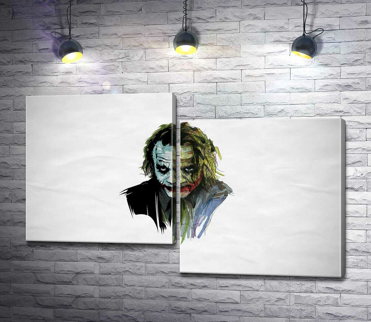 Модульная картина ArtPoster Арт-портрет Джокера с угрожающим взглядом 130x82 см Модуль №5
Модульная картина ArtPoster Арт-портрет Джокера с угрожающим взглядом 130x82 см Модуль №5