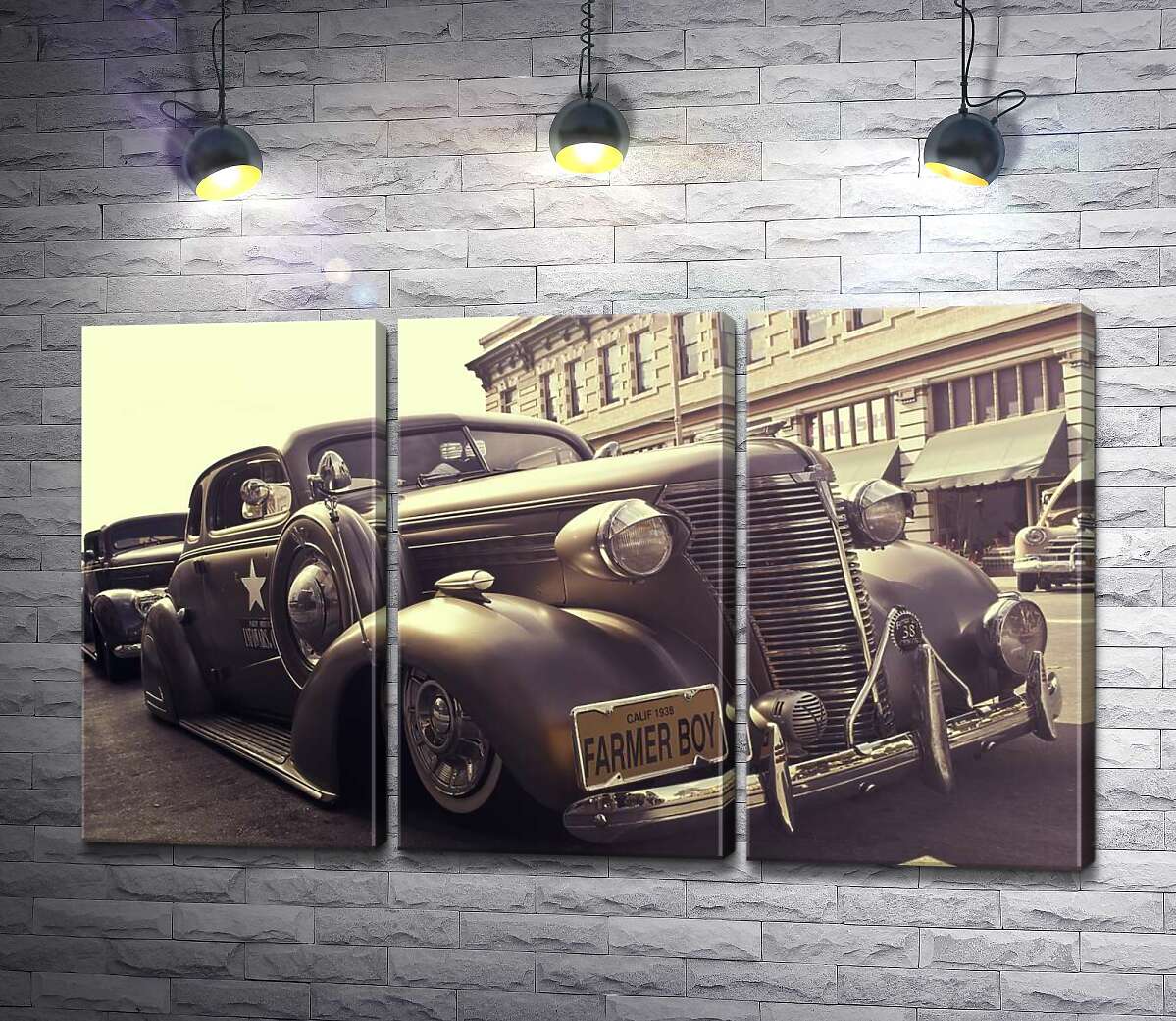 Модульная картина ArtPoster "Farmer boy" – автомобиль Chevrolet Master 1938 года 102x60 см Модуль №11
Модульная картина ArtPoster "Farmer boy" – автомобиль Chevrolet Master 1938 года 102x60 см Модуль №11