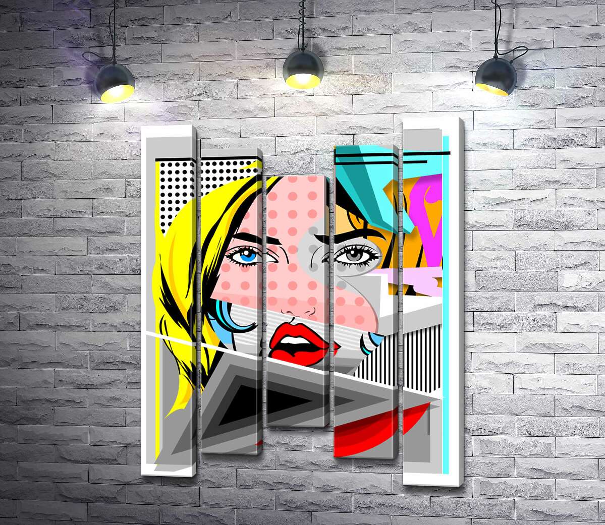 Модульная картина ArtPoster Арт девушка среди геометрический фигур 100x135 см Модуль №28
Модульная картина ArtPoster Арт девушка среди геометрический фигур 100x135 см Модуль №28