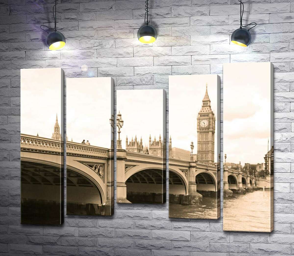 Модульная картина ArtPoster Башня Биг-Бен (Big Ben) виднеется из-за Вестминтерского моста (Westminster Bridge) 100x75 см Модуль №28
Модульная картина ArtPoster Башня Биг-Бен (Big Ben) виднеется из-за Вестминтерского моста (Westminster Bridge) 100x75 см Модуль №28
