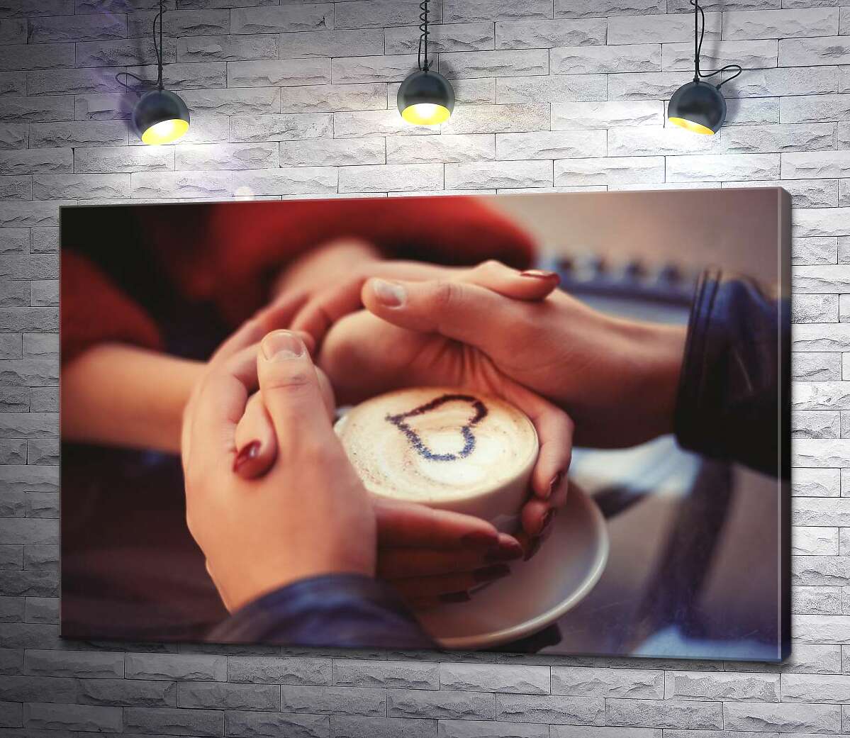 Картина ArtPoster Тепло чашки с кофе согревает руки влюбленных 130x87 см Модуль №1
Картина ArtPoster Тепло чашки с кофе согревает руки влюбленных 130x87 см Модуль №1