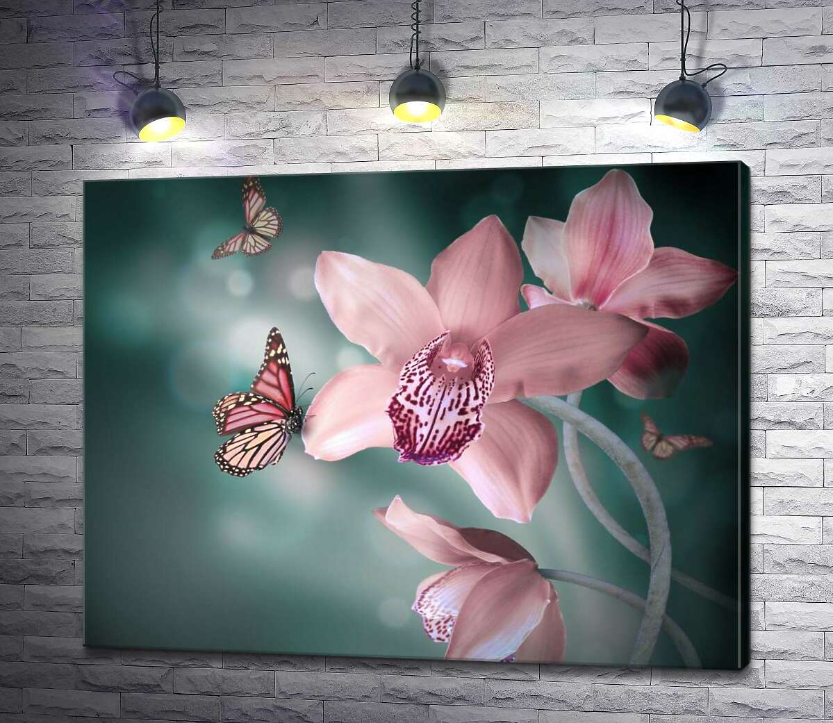 Картина ArtPoster Цветные бабочки парят среди остролистых орхидей 130x102 см Модуль №1
Картина ArtPoster Цветные бабочки парят среди остролистых орхидей 130x102 см Модуль №1