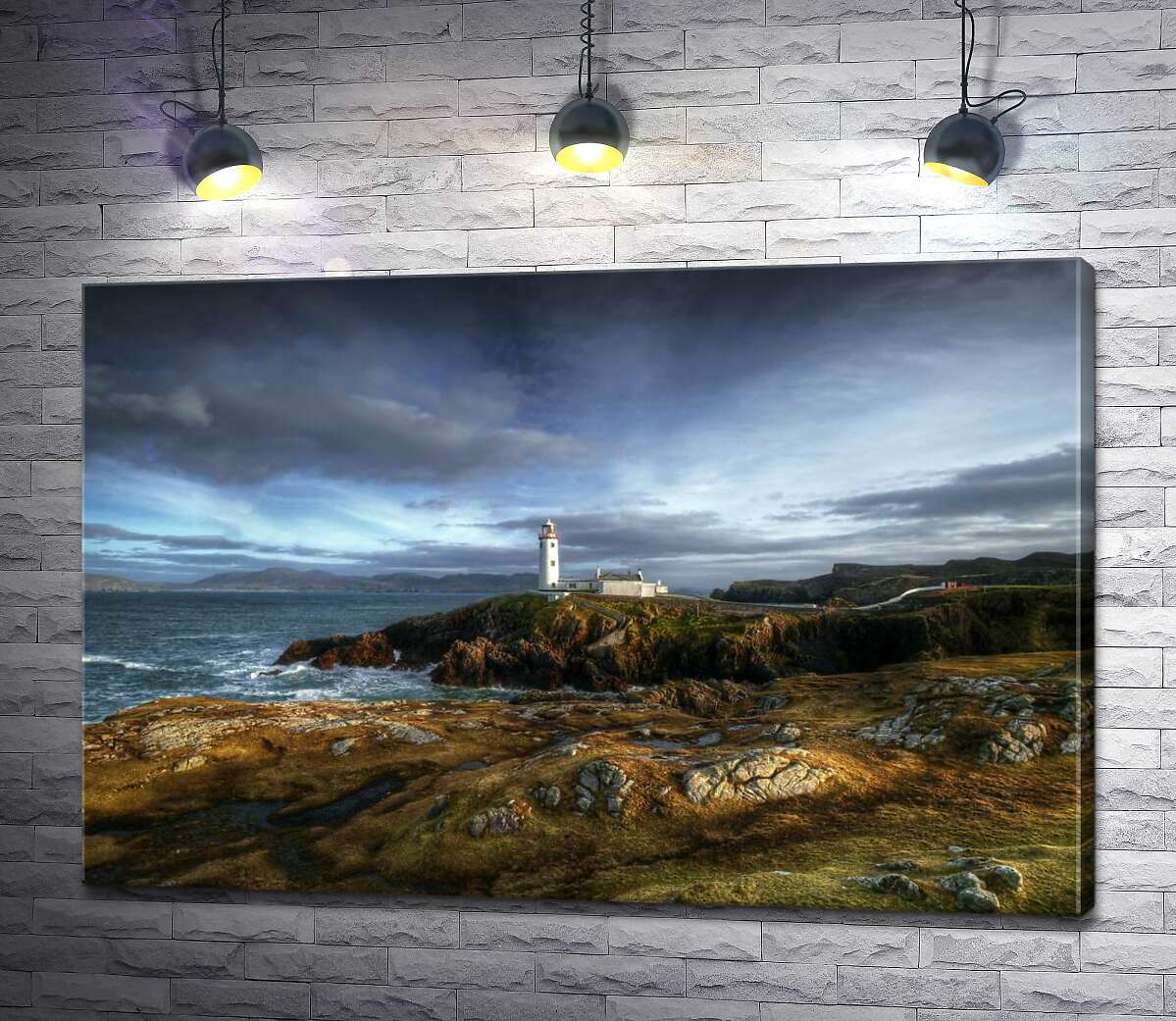Картина ArtPoster Темные облака надвигаются на белый маяк полуострова Фанад 100x67 см Модуль №1
Картина ArtPoster Темные облака надвигаются на белый маяк полуострова Фанад 100x67 см Модуль №1