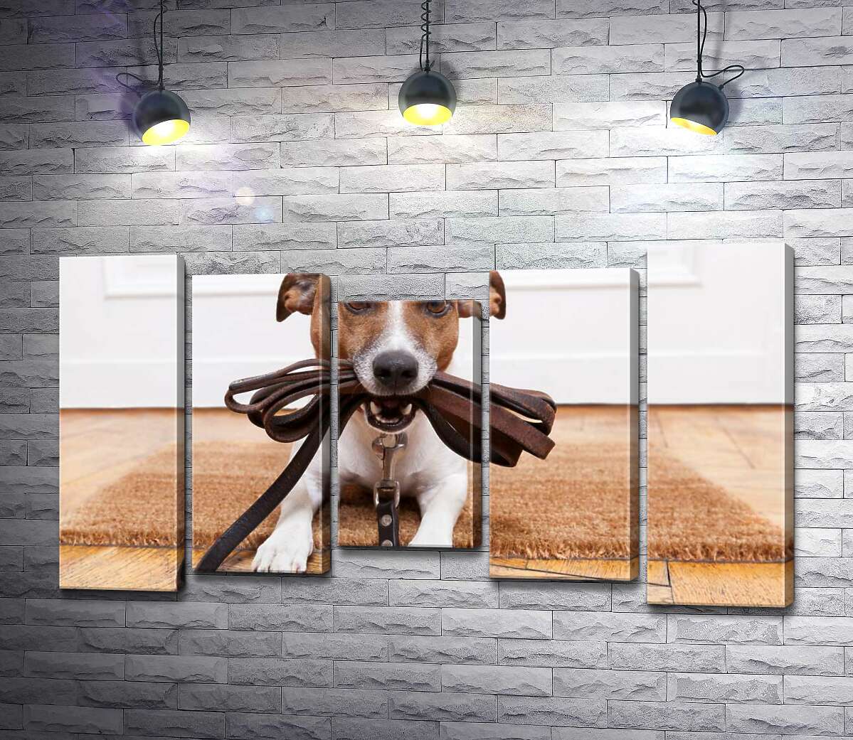 Модульная картина ArtPoster Джек-рассел-терьер с поводком в зубах, готовый к прогулке 100x58 см Модуль №28
Модульная картина ArtPoster Джек-рассел-терьер с поводком в зубах, готовый к прогулке 100x58 см Модуль №28