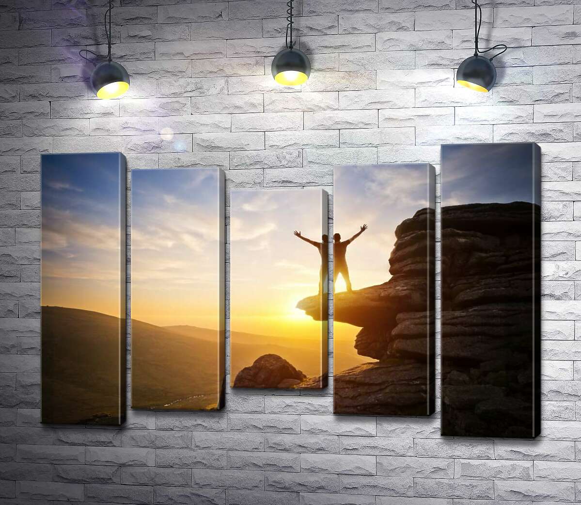 Модульная картина ArtPoster Единение с природой: человек на вершине горы в солнечных лучах 100x69 см Модуль №28
Модульная картина ArtPoster Единение с природой: человек на вершине горы в солнечных лучах 100x69 см Модуль №28