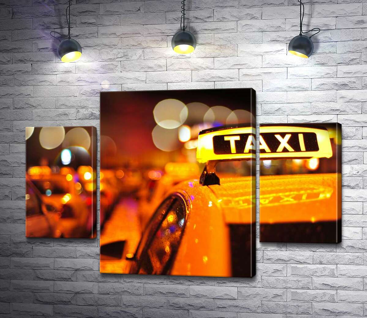 Модульная картина ArtPoster Желтый маячок "Taxi" на крыше автомобиля 100x69 см Модуль №7
Модульная картина ArtPoster Желтый маячок "Taxi" на крыше автомобиля 100x69 см Модуль №7