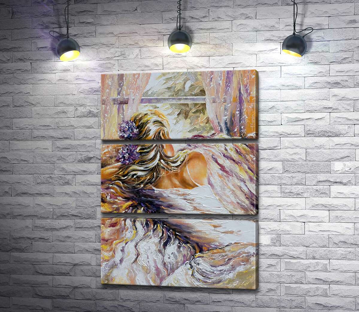 Модульная картина ArtPoster Девушка в белом платье смотрит в окно 50x69 см Модуль №13
Модульная картина ArtPoster Девушка в белом платье смотрит в окно 50x69 см Модуль №13
