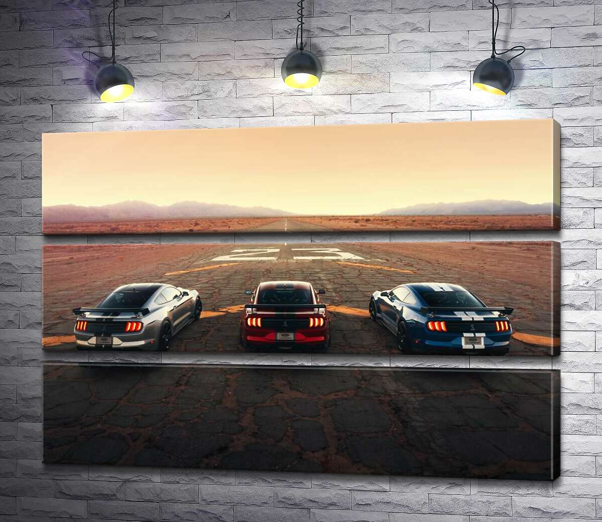 Модульная картина ArtPoster Гоночные автомобили Ford Mustang Shelby GT500 на старой дороге 90x60 см Модуль №13
Модульная картина ArtPoster Гоночные автомобили Ford Mustang Shelby GT500 на старой дороге 90x60 см Модуль №13