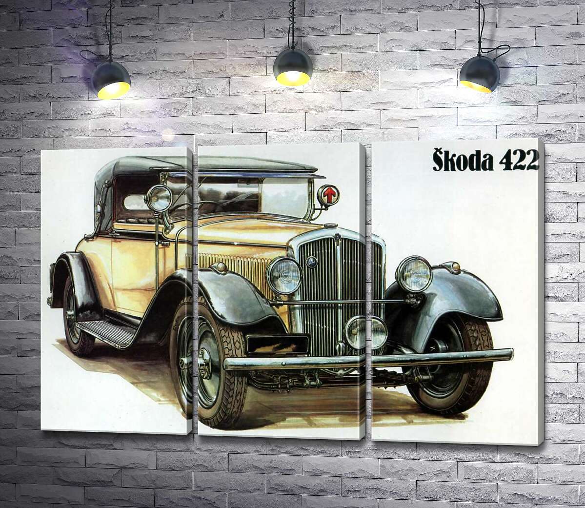 Модульная картина ArtPoster Желтый ретро-автомобиль Skoda 442 60x40 см Модуль №11
Модульная картина ArtPoster Желтый ретро-автомобиль Skoda 442 60x40 см Модуль №11