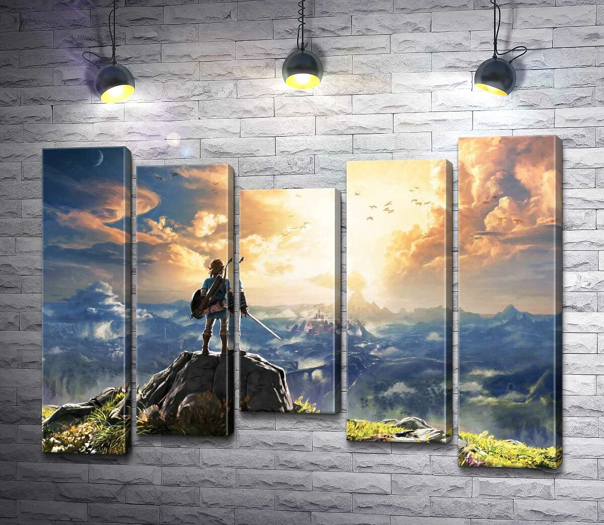 Модульная картина ArtPoster Герой игры "The Legend of Zelda", Линк, смотрит на взрыв 100x73 см Модуль №28
Модульная картина ArtPoster Герой игры "The Legend of Zelda", Линк, смотрит на взрыв 100x73 см Модуль №28