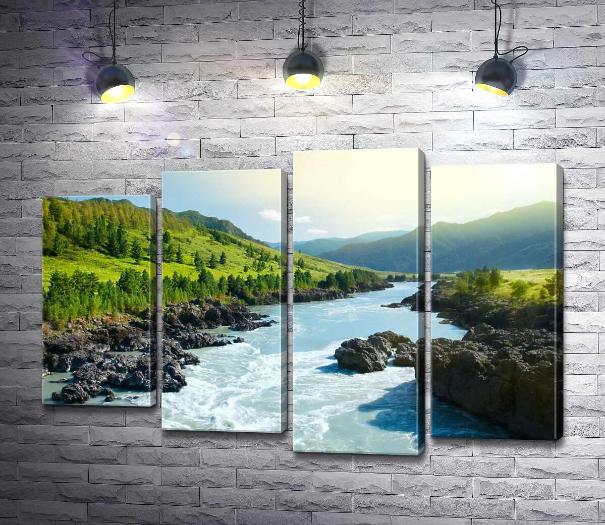 Модульная картина ArtPoster Каменистый ландшафт горной реки 132x89 см Модуль №21
Модульная картина ArtPoster Каменистый ландшафт горной реки 132x89 см Модуль №21
