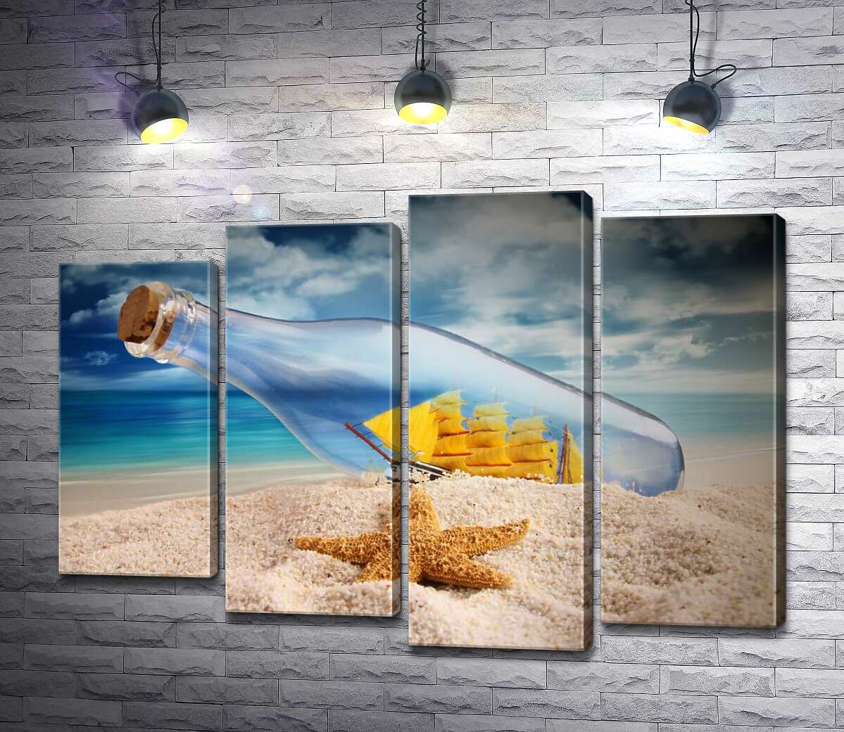 Модульная картина ArtPoster Корабль в плену стеклянной бутылки 100x73 см Модуль №21
Модульная картина ArtPoster Корабль в плену стеклянной бутылки 100x73 см Модуль №21