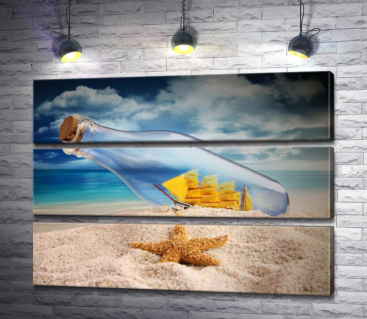 Модульная картина ArtPoster Корабль в плену стеклянной бутылки 100x72 см Модуль №13
Модульная картина ArtPoster Корабль в плену стеклянной бутылки 100x72 см Модуль №13