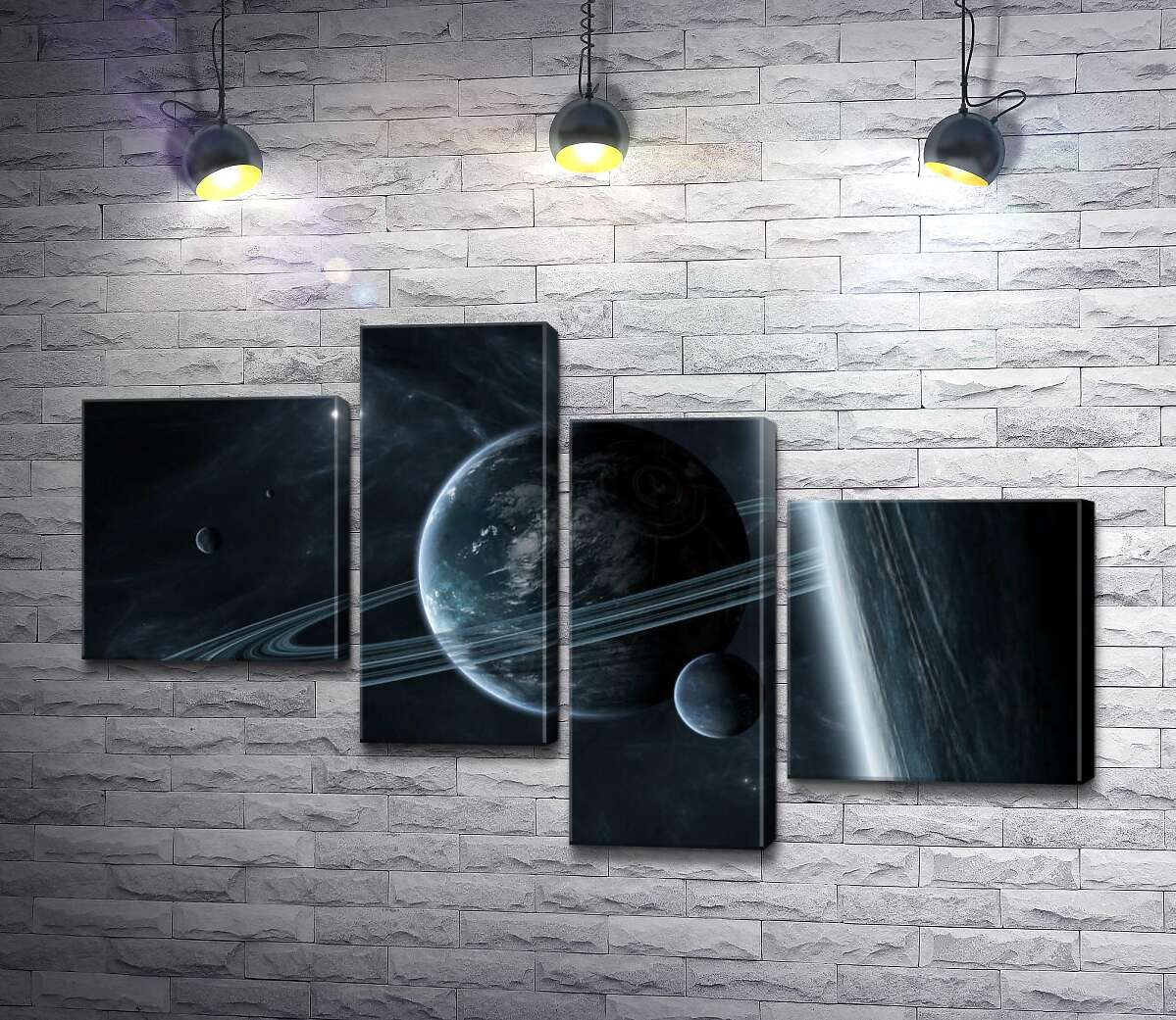 Модульная картина ArtPoster Загадочные планеты другой галактики 130x79 см Модуль №20
Модульная картина ArtPoster Загадочные планеты другой галактики 130x79 см Модуль №20