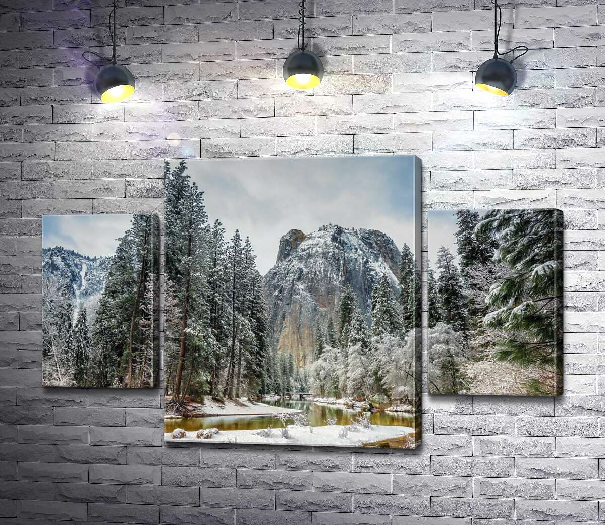 Модульная картина ArtPoster Зимний пейзаж в долине Национального парка Йосемити (Yosemite National Park) 80x50 см Модуль №7
Модульная картина ArtPoster Зимний пейзаж в долине Национального парка Йосемити (Yosemite National Park) 80x50 см Модуль №7