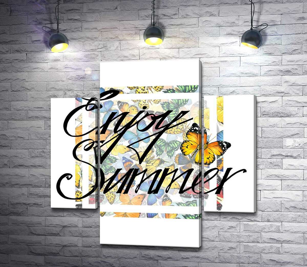 Модульная картина ArtPoster Изысканная надпись "enjoy summer" на фоне бабочек 80x80 см Модуль №7
Модульная картина ArtPoster Изысканная надпись "enjoy summer" на фоне бабочек 80x80 см Модуль №7