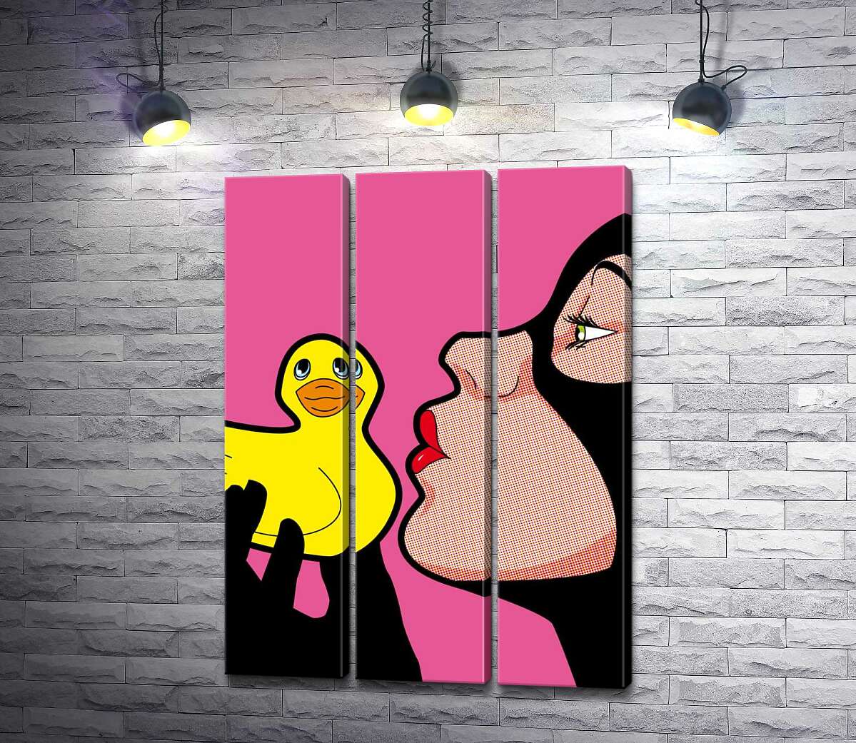 Модульная картина ArtPoster Женщина-кошка (Cat woman) целует резиновую утку 132x184 см Модуль №11
Модульная картина ArtPoster Женщина-кошка (Cat woman) целует резиновую утку 132x184 см Модуль №11