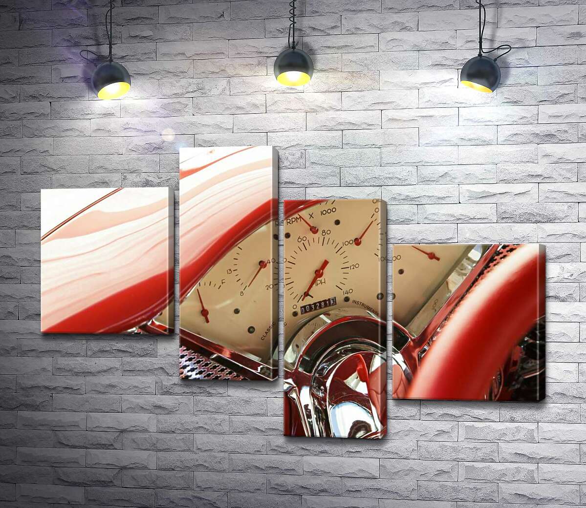 Модульная картина ArtPoster За рулем соблазнительно-красного автомобиля Chevrolet Bel Air 130x89 см Модуль №20
Модульная картина ArtPoster За рулем соблазнительно-красного автомобиля Chevrolet Bel Air 130x89 см Модуль №20