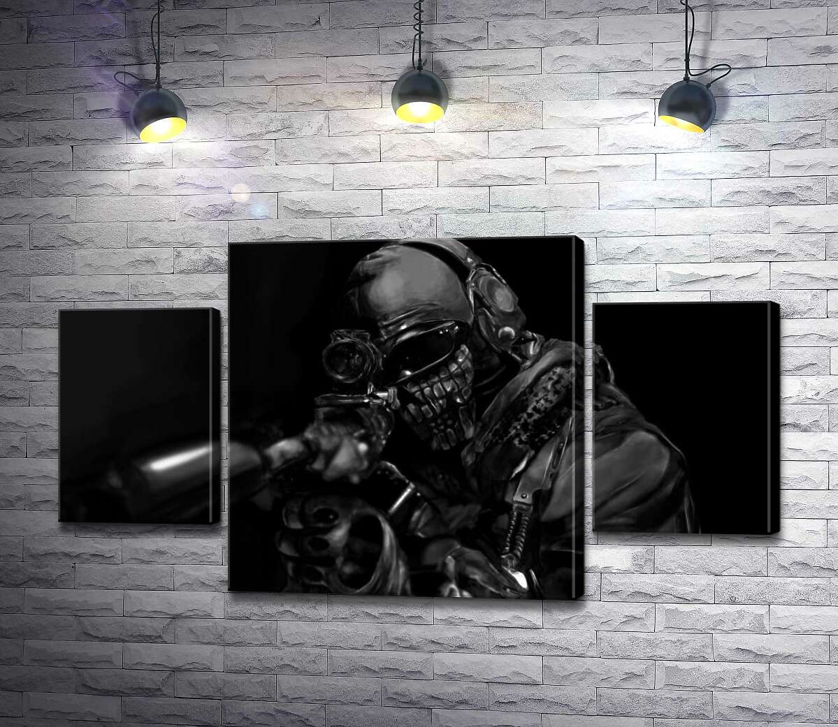 Модульная картина ArtPoster Замаскированный снайпер прицеливается для выстрела 131x74 см Модуль №7
Модульная картина ArtPoster Замаскированный снайпер прицеливается для выстрела 131x74 см Модуль №7