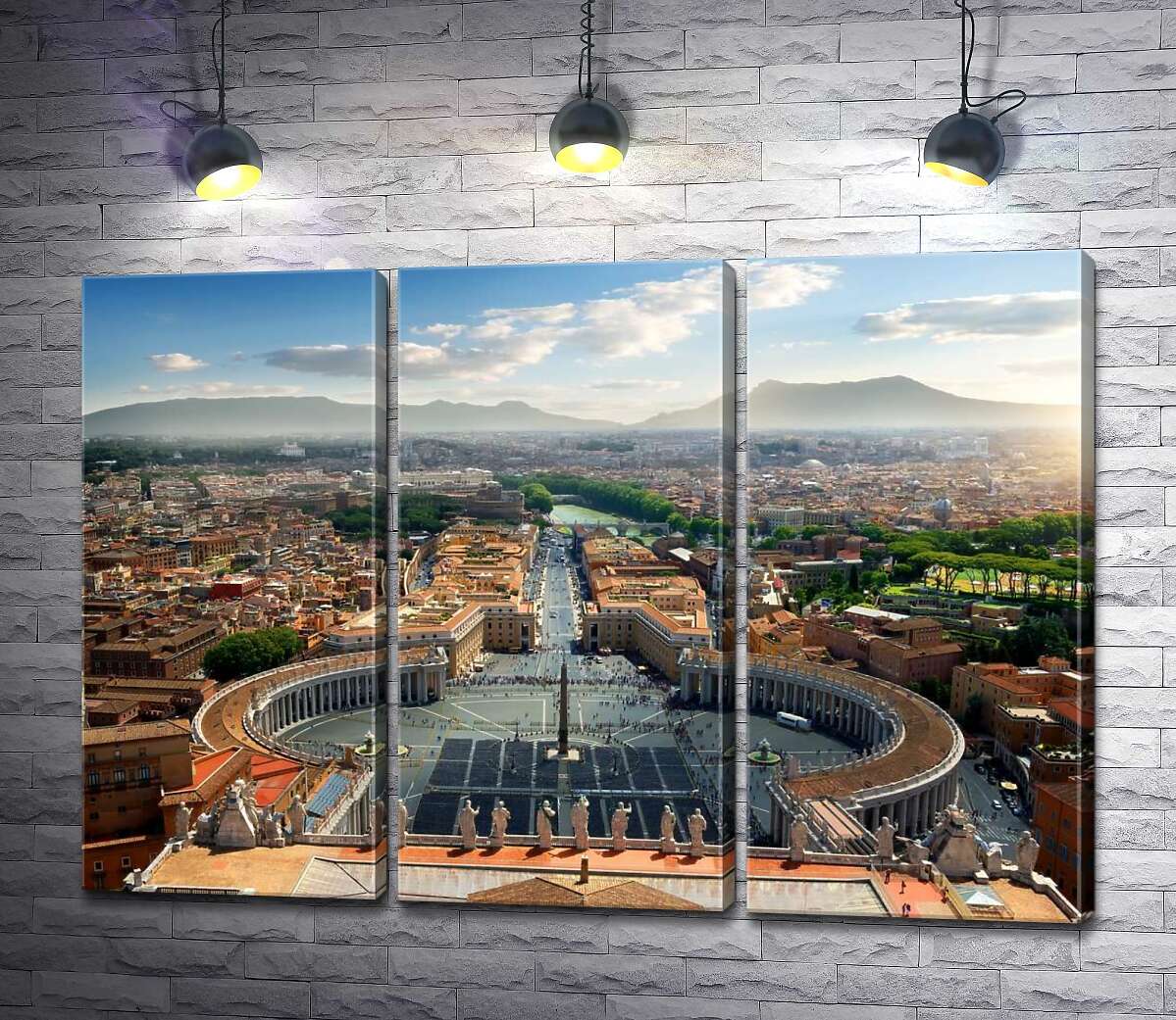 Модульная картина ArtPoster Идеальная симметрия Площади Святого Петра (Saint Peter's Square) в Ватикане 60x43 см Модуль №11
Модульная картина ArtPoster Идеальная симметрия Площади Святого Петра (Saint Peter's Square) в Ватикане 60x43 см Модуль №11