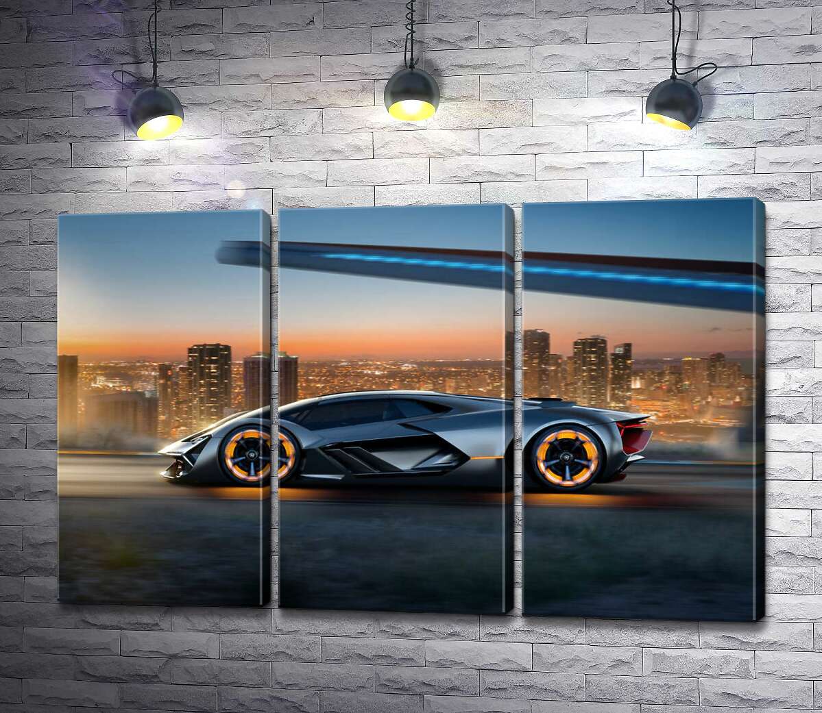 Модульная картина ArtPoster Инновационная модель электромобиля Ламборгини (Lamborghini Terzo Millennio) 60x39 см Модуль №11
Модульная картина ArtPoster Инновационная модель электромобиля Ламборгини (Lamborghini Terzo Millennio) 60x39 см Модуль №11
