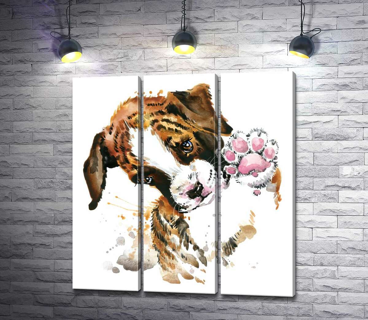 Модульная картина ArtPoster Маленький щенок протягивает розовую лапку 132x142 см Модуль №11
Модульная картина ArtPoster Маленький щенок протягивает розовую лапку 132x142 см Модуль №11
