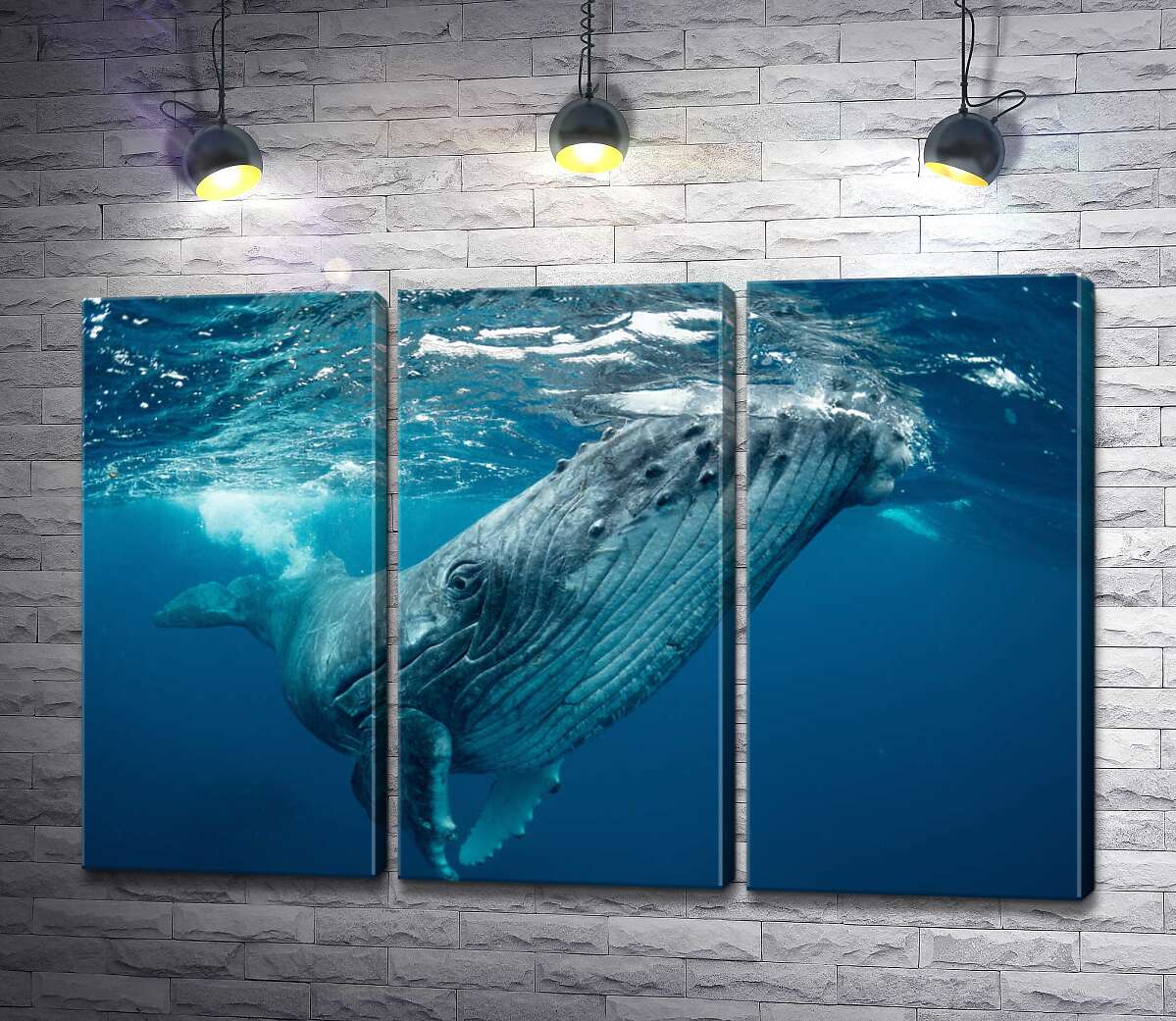 Модульная картина ArtPoster Могучие очертания кита в океане 102x67 см Модуль №11
Модульная картина ArtPoster Могучие очертания кита в океане 102x67 см Модуль №11