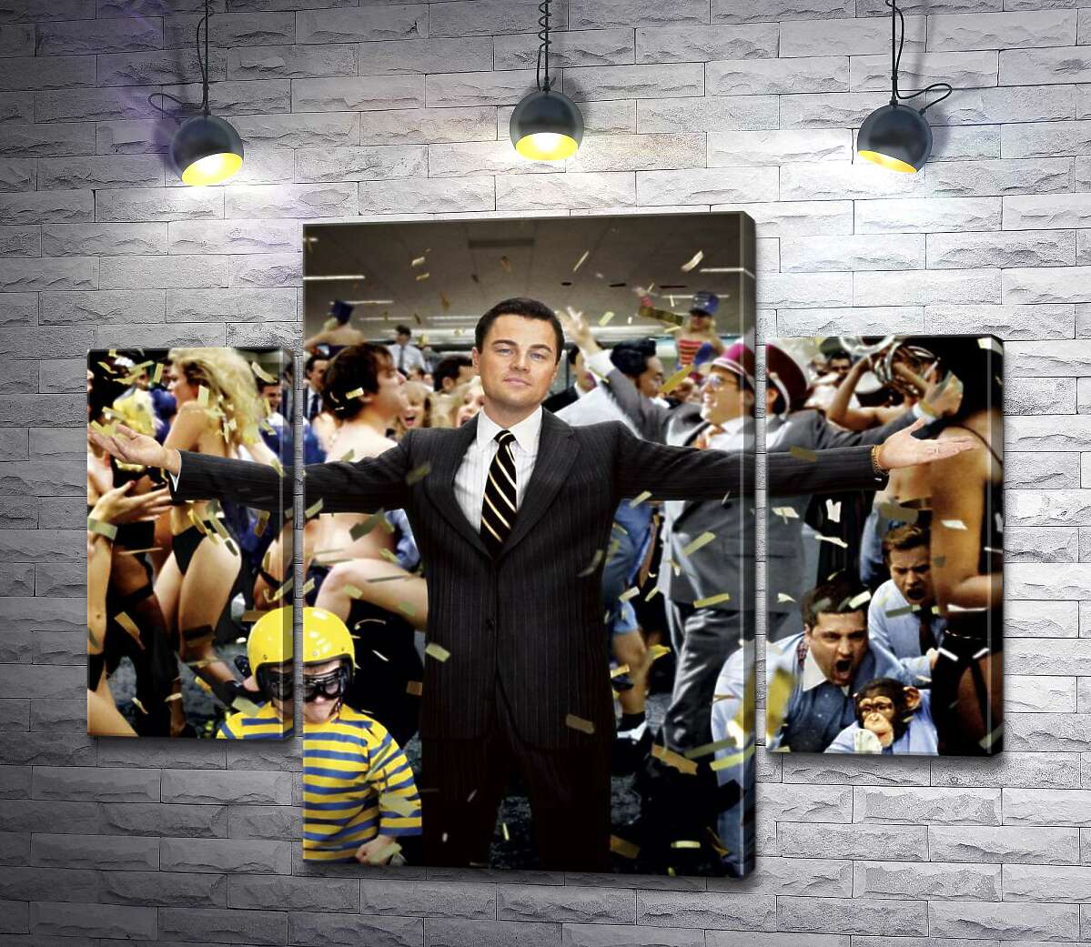 Модульная картина ArtPoster Леонардо Ди Каприо (Leonardo DiCaprio) на фильме "Волк с Уолл-стрит" (The Wolf of Wall Street) 80x65 см Модуль №7
Модульная картина ArtPoster Леонардо Ди Каприо (Leonardo DiCaprio) на фильме "Волк с Уолл-стрит" (The Wolf of Wall Street) 80x65 см Модуль №7
