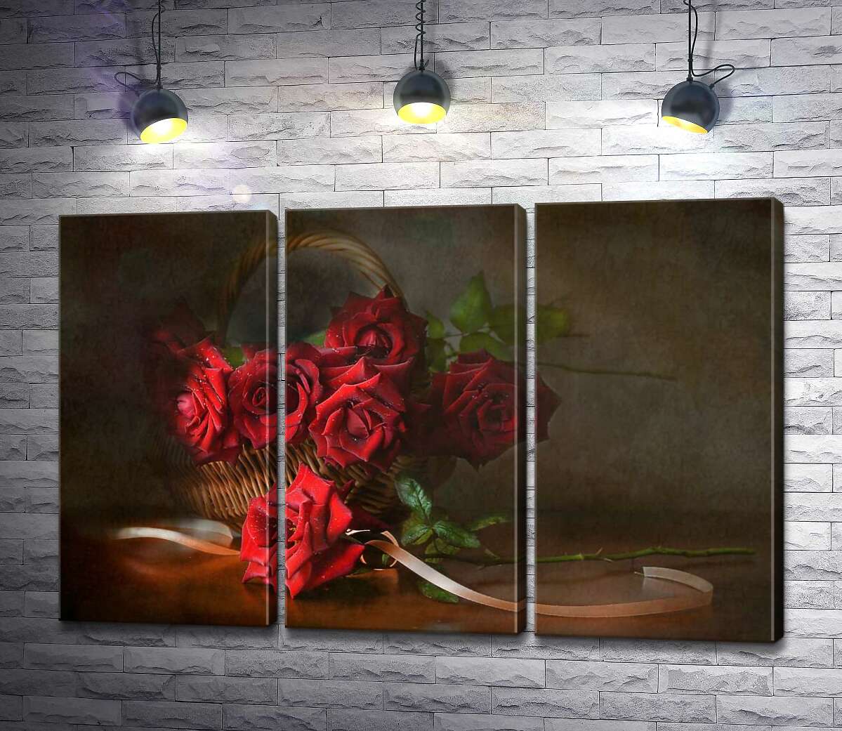 Модульная картина ArtPoster Красный бархат цветов роз в плетеной корзине 102x66 см Модуль №11
Модульная картина ArtPoster Красный бархат цветов роз в плетеной корзине 102x66 см Модуль №11