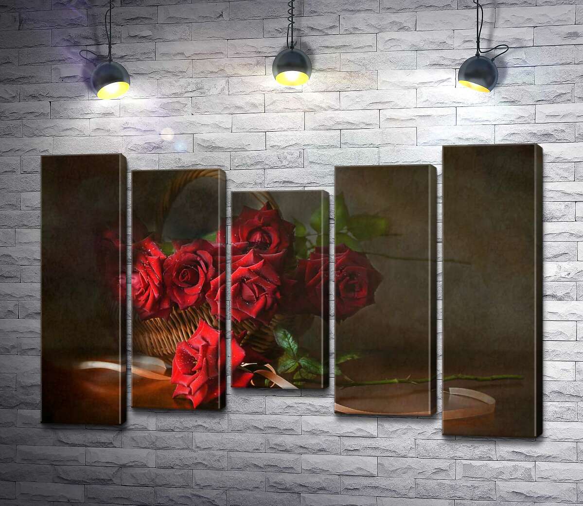 Модульная картина ArtPoster Красный бархат цветов роз в плетеной корзине 130x87 см Модуль №28
Модульная картина ArtPoster Красный бархат цветов роз в плетеной корзине 130x87 см Модуль №28