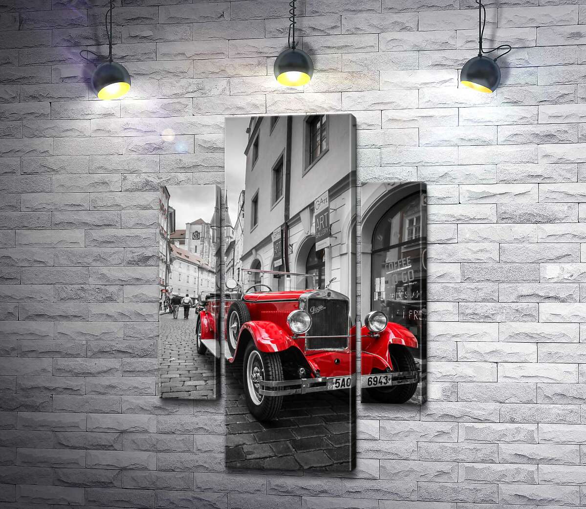 Модульная картина ArtPoster Красная яркость ретро-автомобиля Praga Alfa на улицах Праги 131x195 см Модуль №7
Модульная картина ArtPoster Красная яркость ретро-автомобиля Praga Alfa на улицах Праги 131x195 см Модуль №7