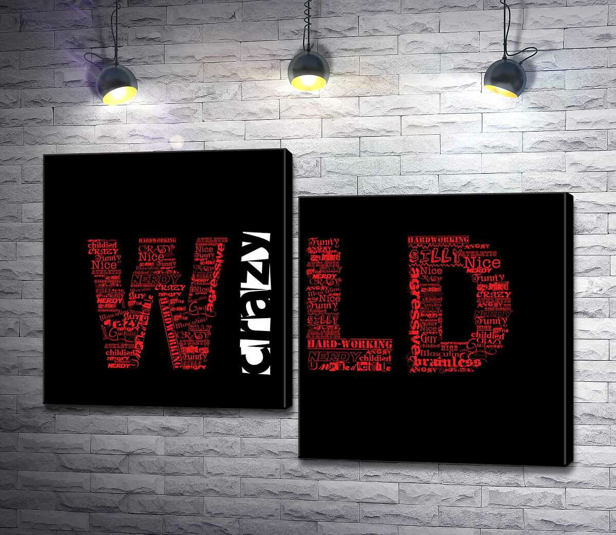 Модульная картина ArtPoster Красная надпись "Дикий" (Wild) на черном фоне 100x66 см Модуль №5
Модульная картина ArtPoster Красная надпись "Дикий" (Wild) на черном фоне 100x66 см Модуль №5