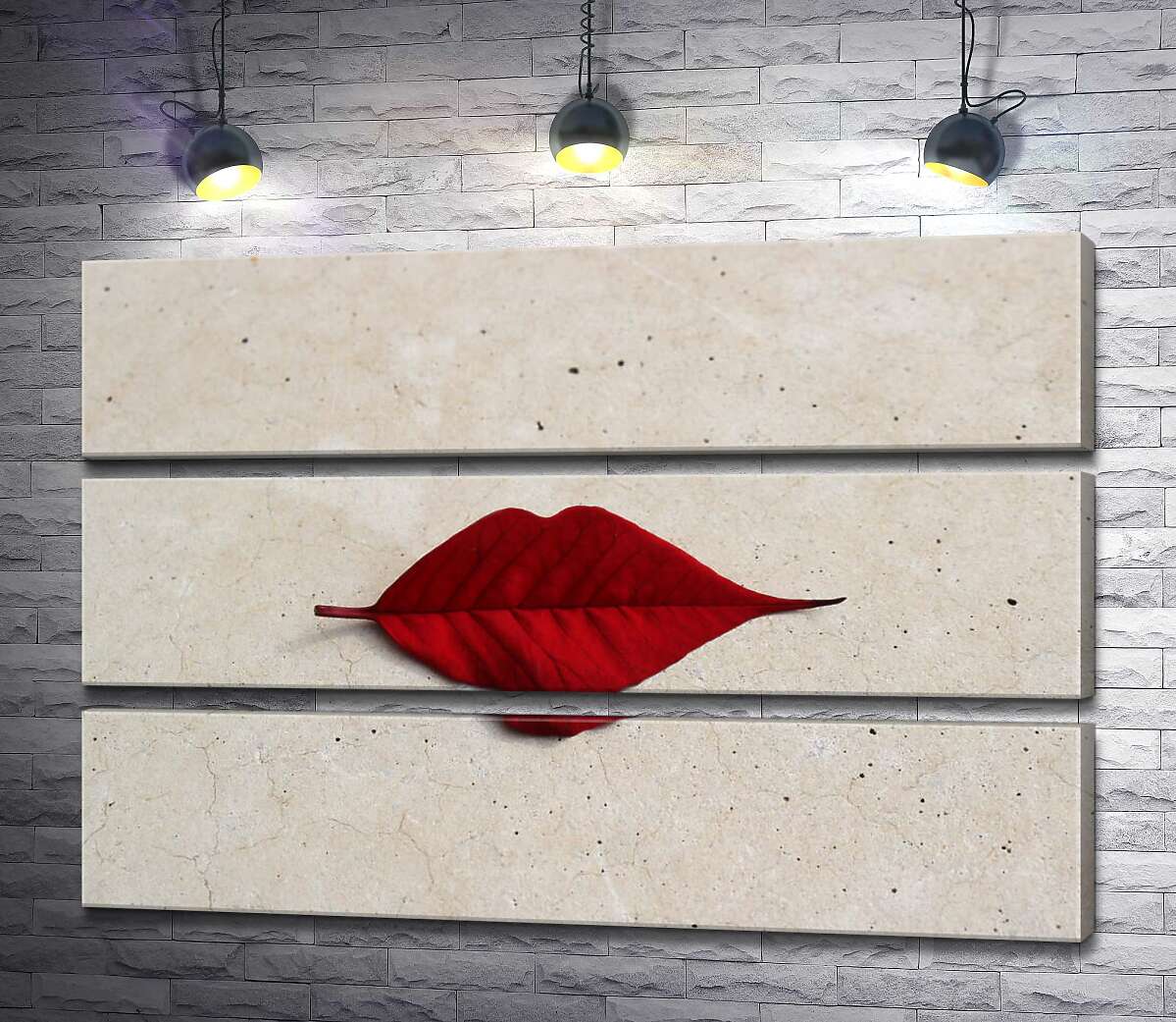 Модульная картина ArtPoster Красный листик в форме губок лежит на мраморном полу 90x60 см Модуль №13
Модульная картина ArtPoster Красный листик в форме губок лежит на мраморном полу 90x60 см Модуль №13