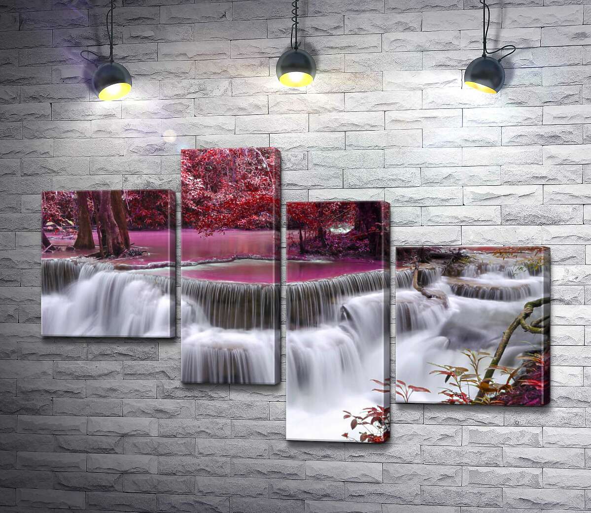 Модульная картина ArtPoster Красные оттенки осени у водопада Эраван (Erawan falls) 130x89 см Модуль №20
Модульная картина ArtPoster Красные оттенки осени у водопада Эраван (Erawan falls) 130x89 см Модуль №20