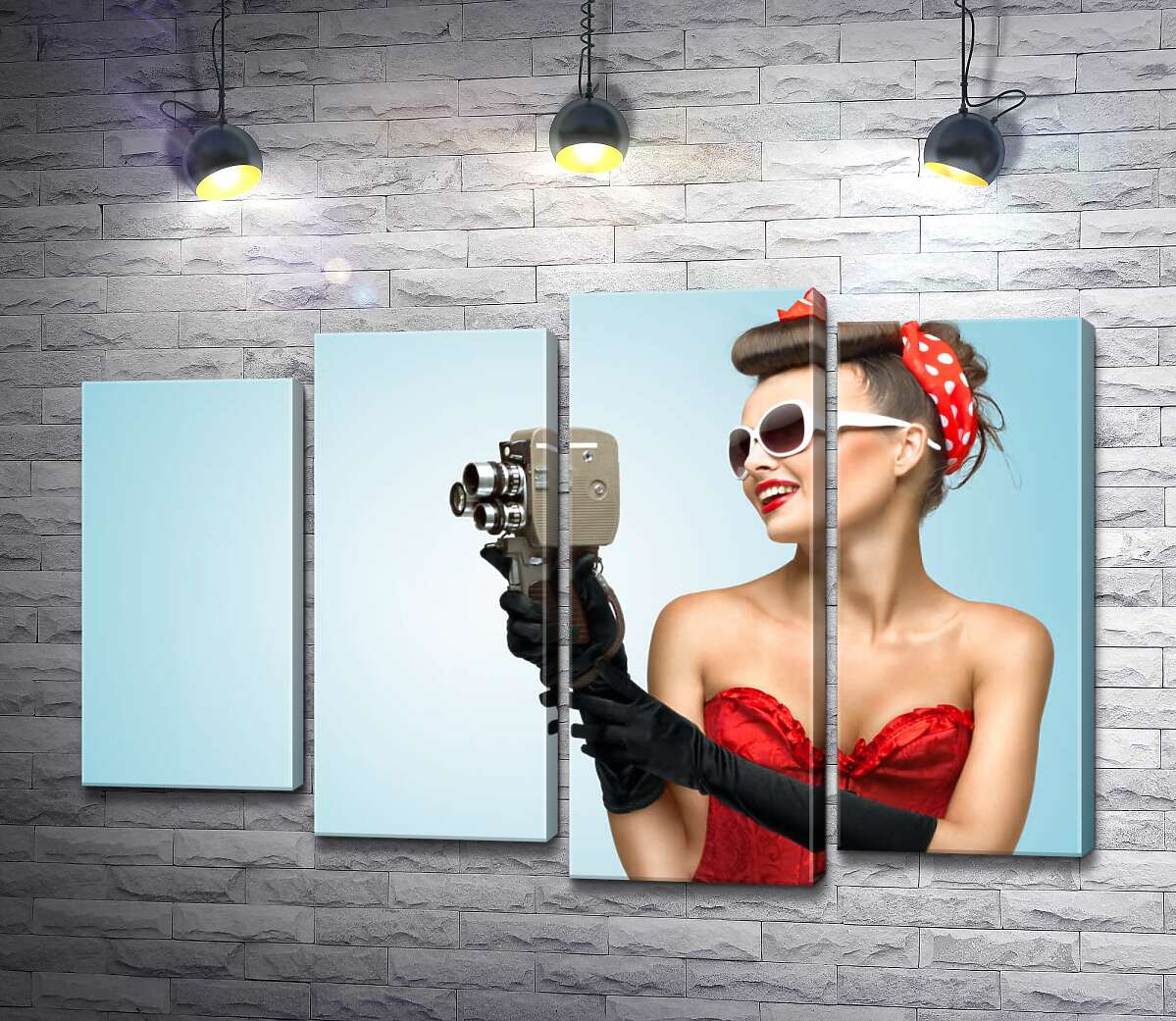 Модульная картина ArtPoster Леди в красном восторженно снимает на камеру 80x54 см Модуль №21
Модульная картина ArtPoster Леди в красном восторженно снимает на камеру 80x54 см Модуль №21