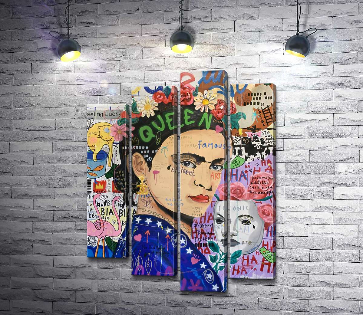 Модульная картина ArtPoster Маска Фриды (Frida Mask) – Джисбар 132x177 см Модуль №21
Модульная картина ArtPoster Маска Фриды (Frida Mask) – Джисбар 132x177 см Модуль №21