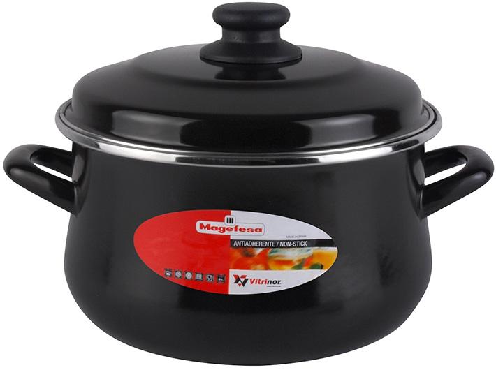 Кастрюля Vitrinor Black 6.3л с антипригарным покрытием и эмалированной крышкой Черная
Кастрюля Vitrinor Black 6.3л с антипригарным покрытием и эмалированной крышкой Черная