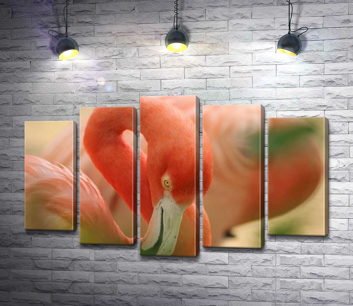 Модульная картина ArtPoster Нежно-розовое оперение на изгибах шеи фламинго 130x83 см Модуль №26
Модульная картина ArtPoster Нежно-розовое оперение на изгибах шеи фламинго 130x83 см Модуль №26