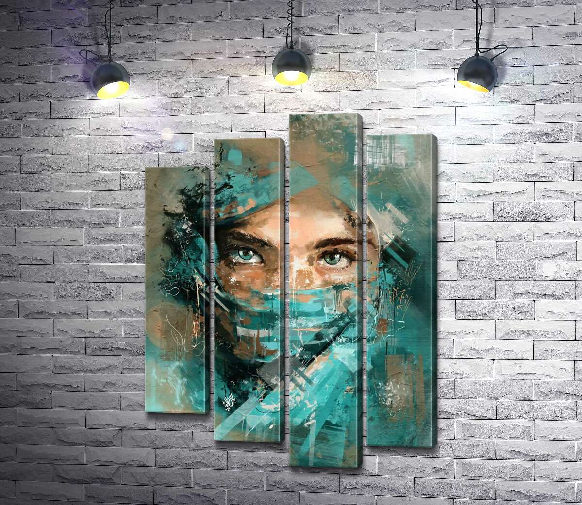 Модульная картина ArtPoster Небесные глаза юной мусульманки 132x184 см Модуль №21
Модульная картина ArtPoster Небесные глаза юной мусульманки 132x184 см Модуль №21