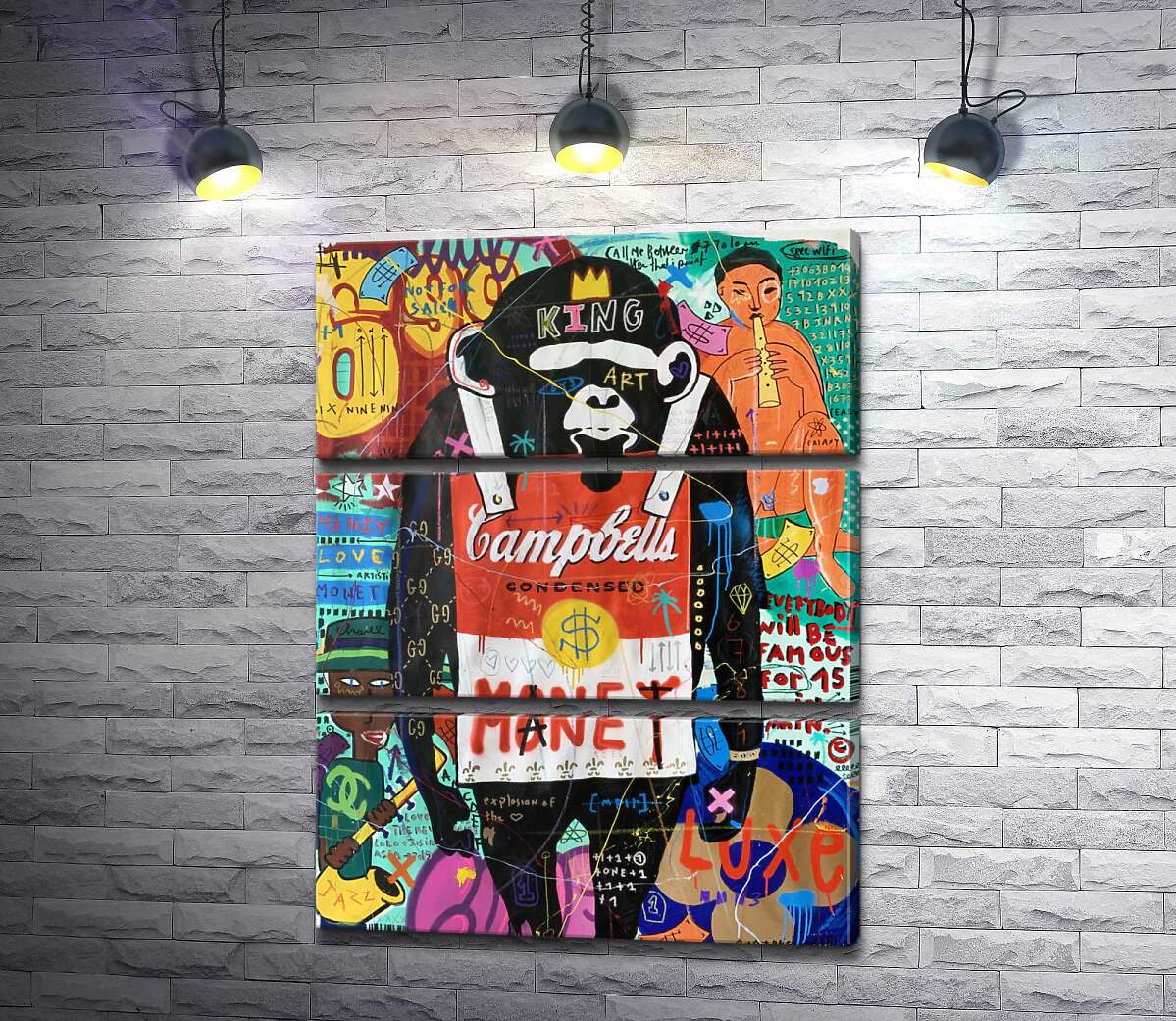 Модульная картина ArtPoster Обезьяна с супом Кэмпбелл (Campbell's soup monkey) – Джисбар 50x66 см Модуль №13
Модульная картина ArtPoster Обезьяна с супом Кэмпбелл (Campbell's soup monkey) – Джисбар 50x66 см Модуль №13