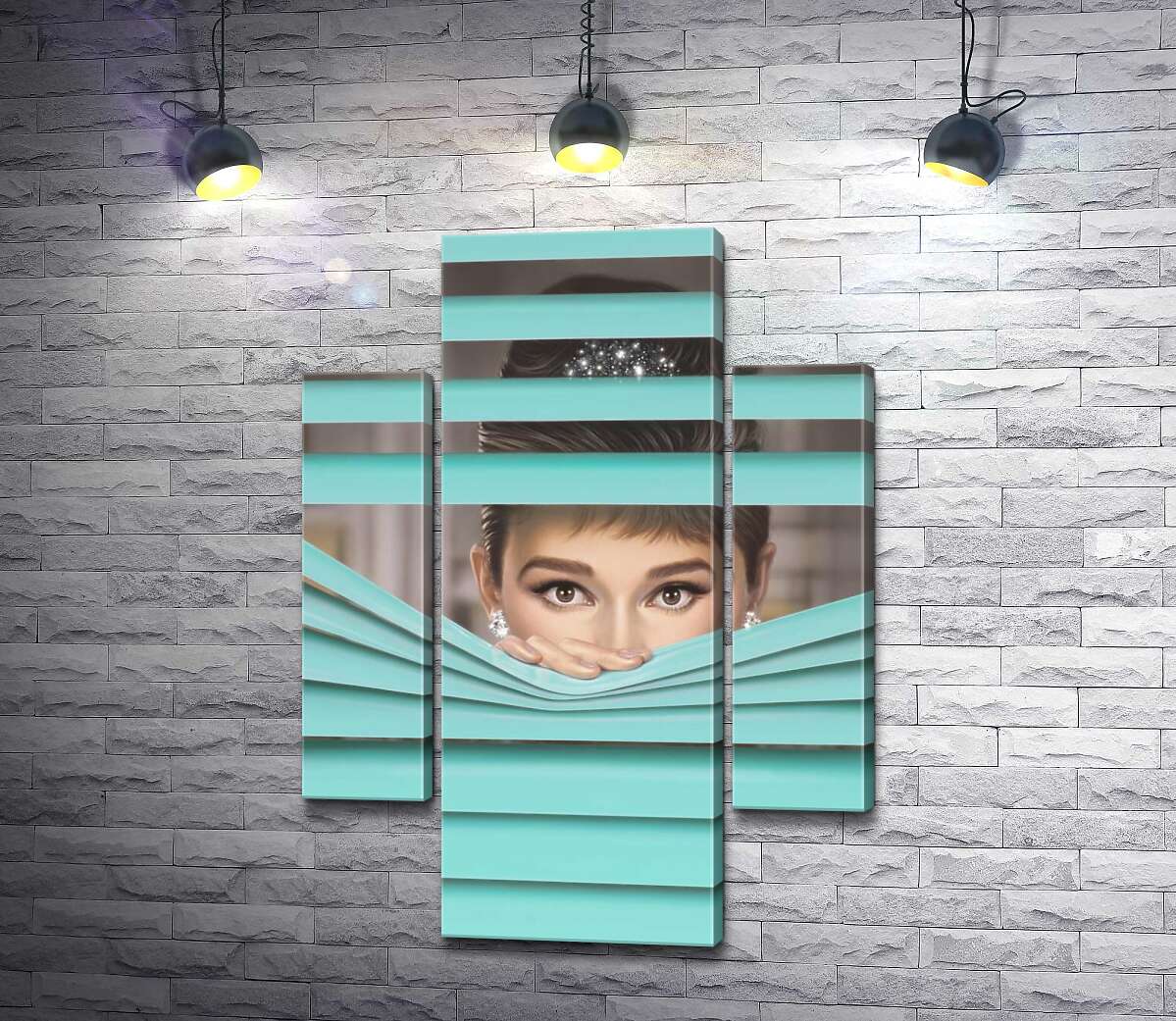 Модульная картина ArtPoster Одри Хепбёрн (Audrey Hepburn) в роли героини фильма "Завтрак у Тиффани" (Breakfast at Tiffany's) 80x114 см Модуль №7
Модульная картина ArtPoster Одри Хепбёрн (Audrey Hepburn) в роли героини фильма "Завтрак у Тиффани" (Breakfast at Tiffany's) 80x114 см Модуль №7