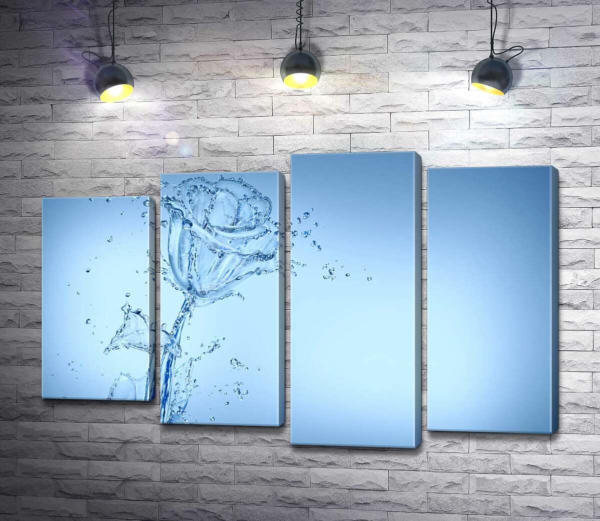 Модульная картина ArtPoster Небесные оттенки розы из прозрачных потоков воды 100x66 см Модуль №21
Модульная картина ArtPoster Небесные оттенки розы из прозрачных потоков воды 100x66 см Модуль №21