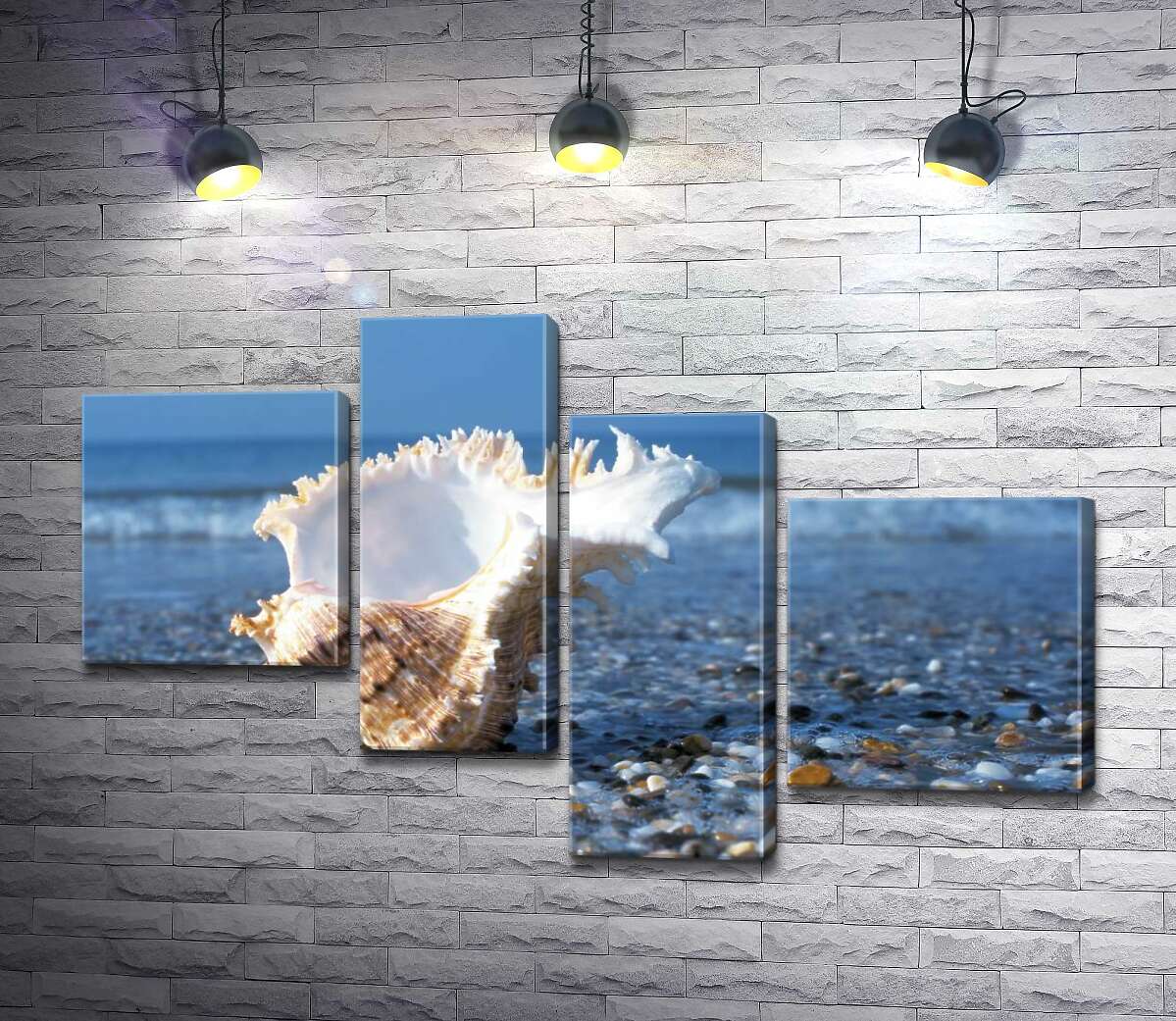 Модульная картина ArtPoster Морская ракушка с вьющимися краями на каменистом пляже 130x83 см Модуль №20
Модульная картина ArtPoster Морская ракушка с вьющимися краями на каменистом пляже 130x83 см Модуль №20
