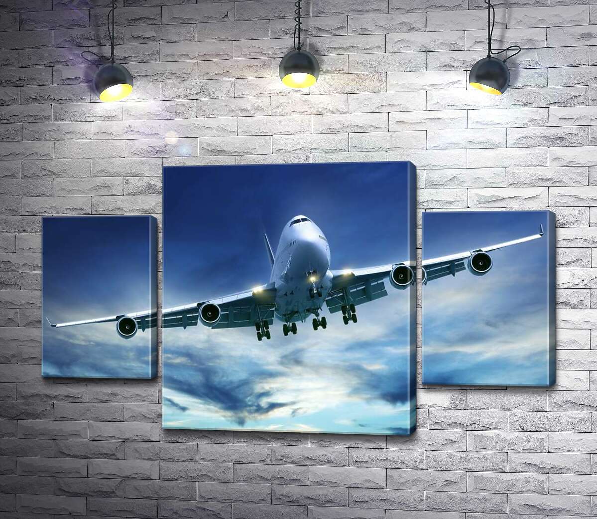Модульная картина ArtPoster На посадку: американский самолет "Jumbo Jet" 100x60 см Модуль №7
Модульная картина ArtPoster На посадку: американский самолет "Jumbo Jet" 100x60 см Модуль №7